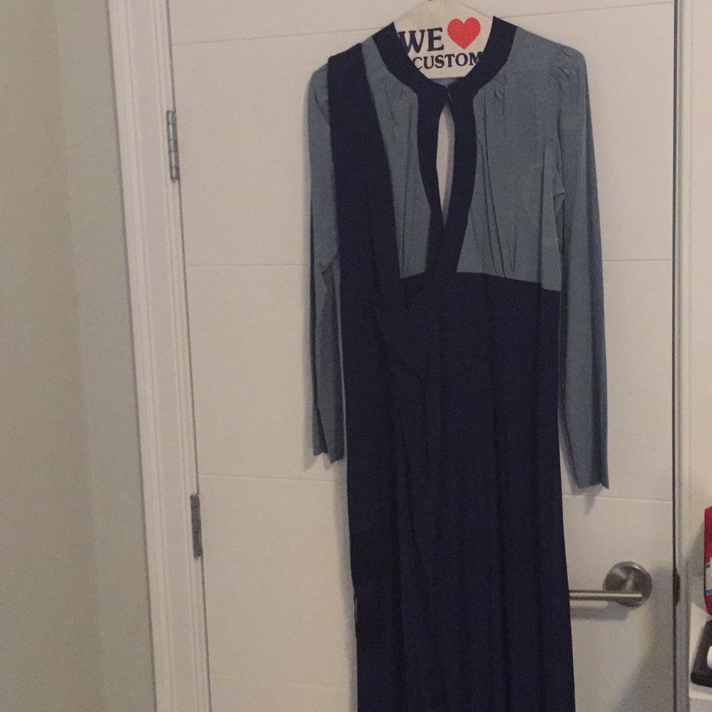 Candela maxi wrap dress with tassel belt